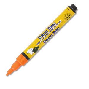 Marvy Decofabric Paint Markers - Orange, marker