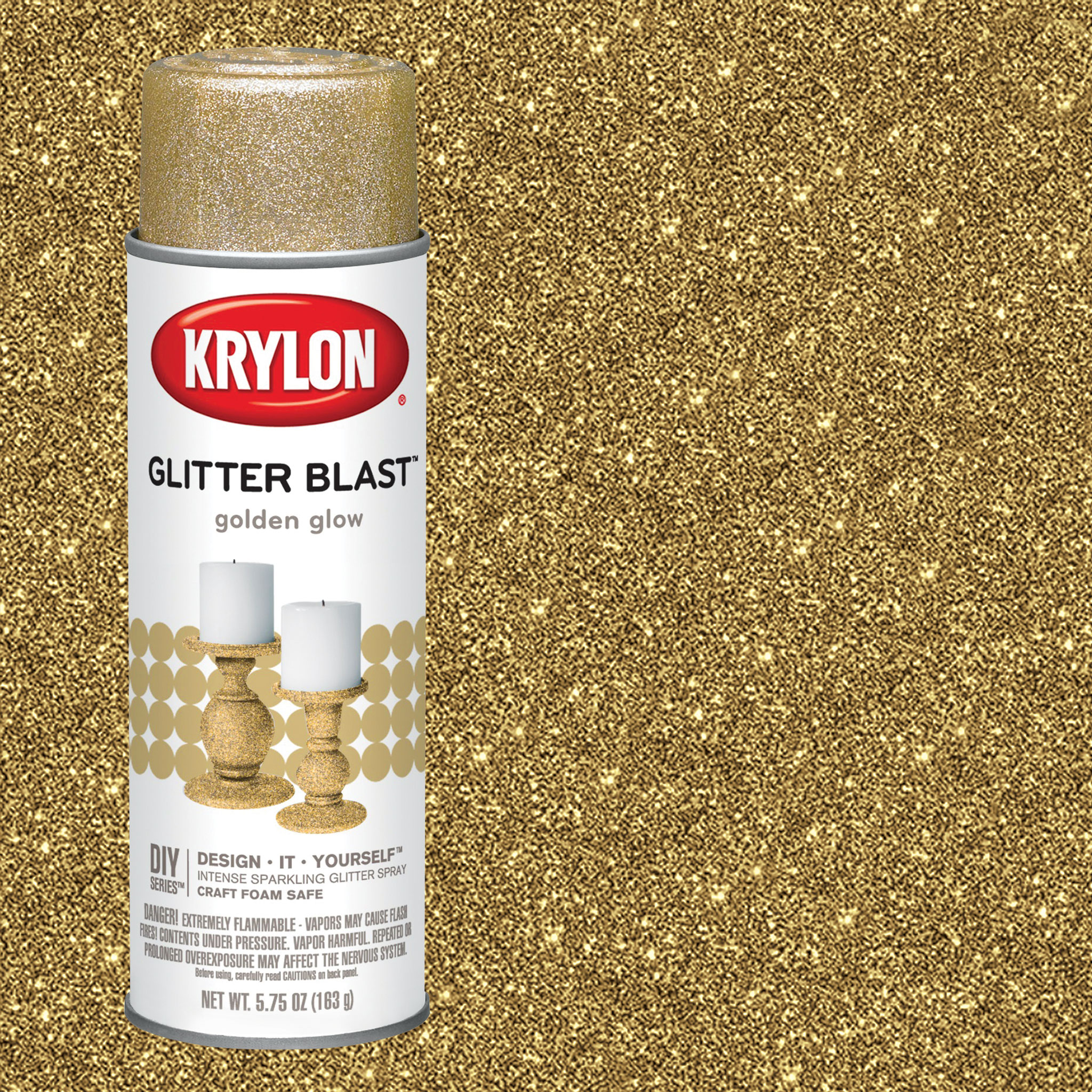 Krylon Glitter Blast Spray Paint - Lucky Green, 5.75 oz can