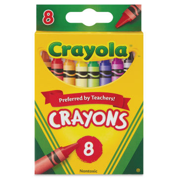 Crayola Crayons - Set of 8, front of the packaging