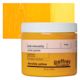 Gaffrey Art Material Standard Body Acrylic Paint - Diarylide Yellow, 473 ml jar and swatch