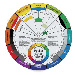 Artist's Color Wheel - Pocket Version, 5-1/8" (front)