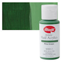 Utrecht Fluid Acrylics - Pine Green, 1 oz bottle