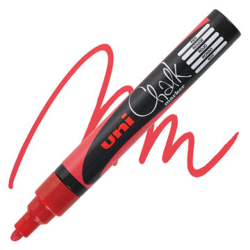 Uni-Ball Uni Chalk Marker - Red, 5 mm