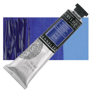 Sennelier Extra-Fine Artist Acryliques - Ultramarine Blue (Green Shade), 60 ml tube