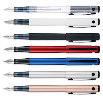 Open in modal - Pilot Explorer Fountain Pens, laid out (image may show a different size nib)