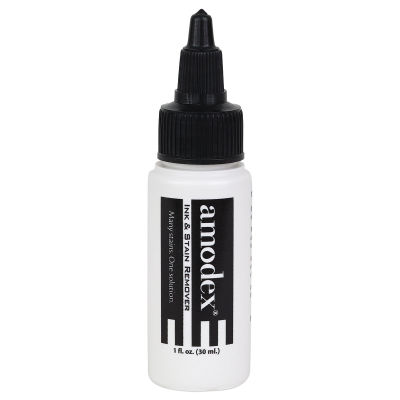 Amodex Ink and Stain Remover - Front view of 1 oz bottle
