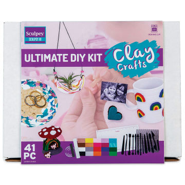 Sculpey Clay Crafts Ultimate DIY Kit front of packaging