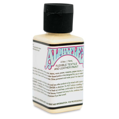Alpha6 AlphaFlex Textile and Leather Paint - Ivory, 74 ml, Bottle