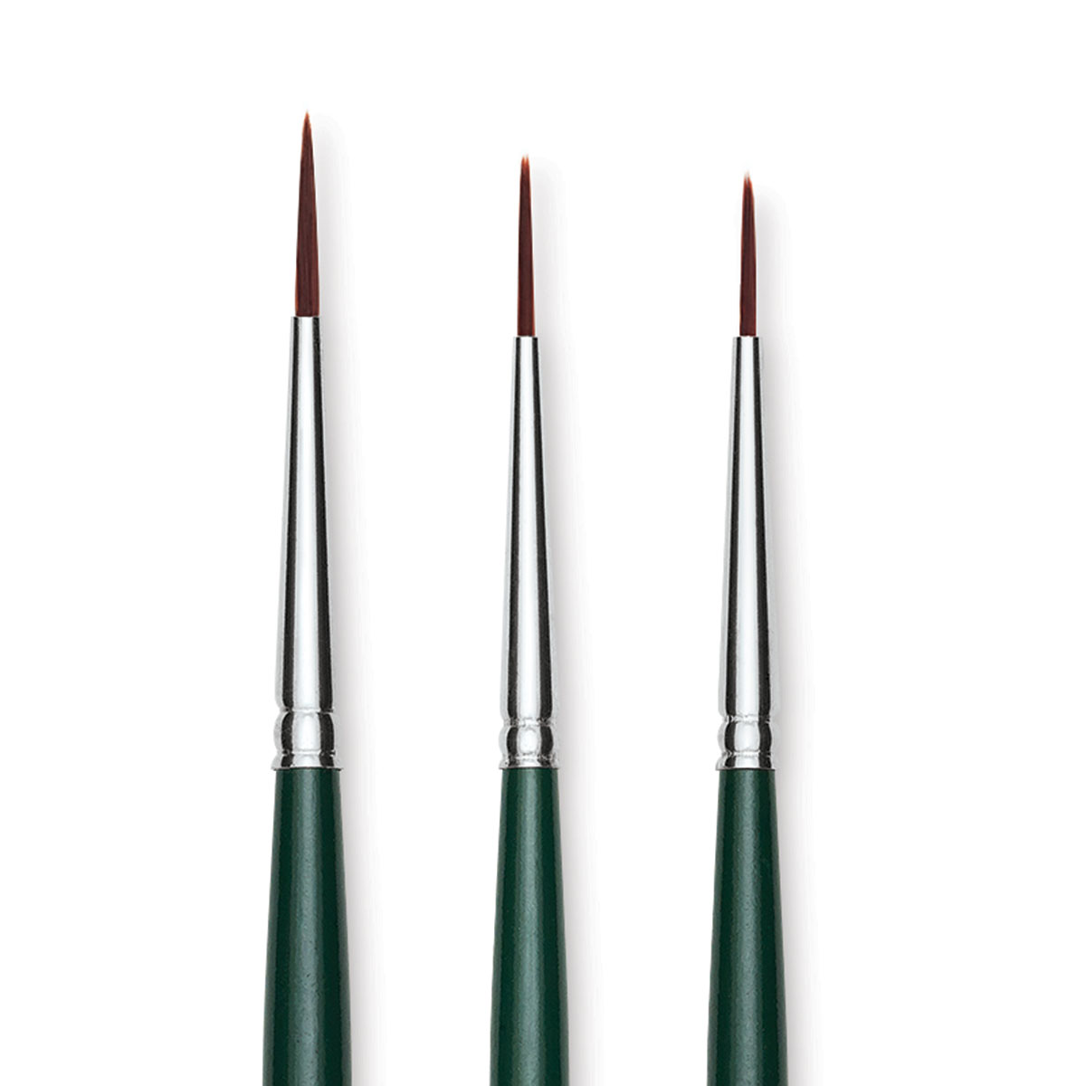 Silver Brush Ruby Satin® 3pc Brush Set w/ Free Golden Natural
