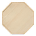 Leisure Arts Large Welled Wood Surface - Octagon, 10" x 10"