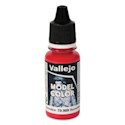 Vallejo Acrylic Model Color Paint - Vermilion