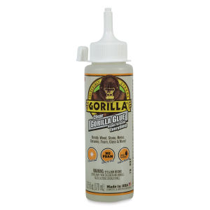 Gorilla Clear Glue - Front of bottle of 5.75 oz of Clear Glue shown