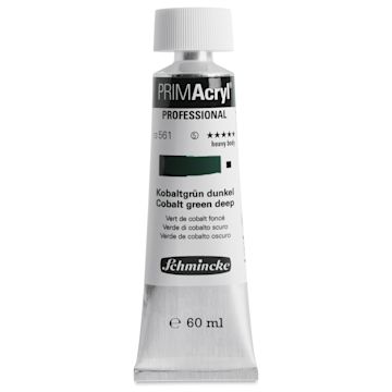 Open in modal - Schmincke Primacryl Professional Acrylic Paint - Cobalt Green Deep, 60 ml Tube