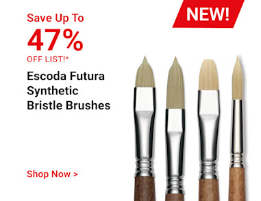 Save up to 47% off list. New! Escoda Futura Synthetic Bristle Brushes. Shop Now.