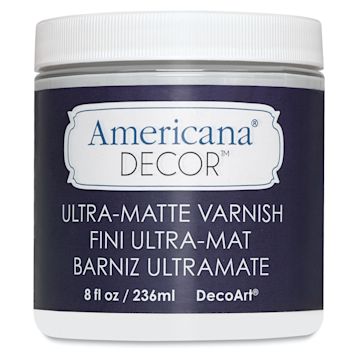 Open in modal - DecoArt Americana Decor Varnish - Ultra Matte, 8 oz jar