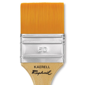 Raphael Kaerell Brush - Mixed Media Flat, Size 50, close-up
