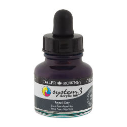 Daler-Rowney System 3 Acrylic Ink - Payne's Grey, 1 oz