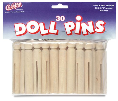 Creativity Street Doll Pins | BLICK Art Materials