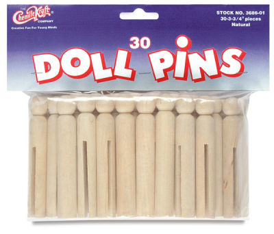 Creativity Street Doll Pins - Package of 30 clothes/doll pins
