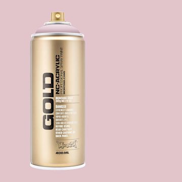 Open in modal - Montana Gold Acrylic Professional Spray Paint - Pale Pink, 400 ml (Spray can with color swatch)