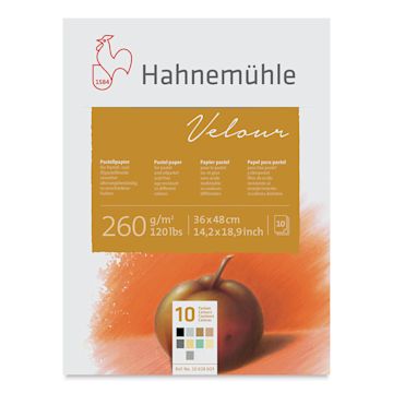 Open in modal - Hahnemuhle Velour Papers - 14-1/5" x 18-9/10", Assorted Colors, 10 Sheets