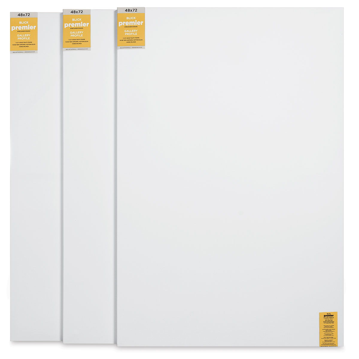 Blick Premier Gallery Profile Cotton Canvas 48 x 72 Pkg of