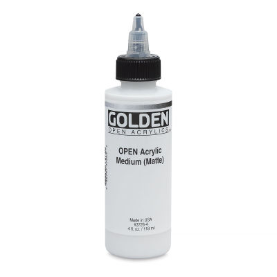 Golden Open Acrylic Medium - Matte, 4 oz jar