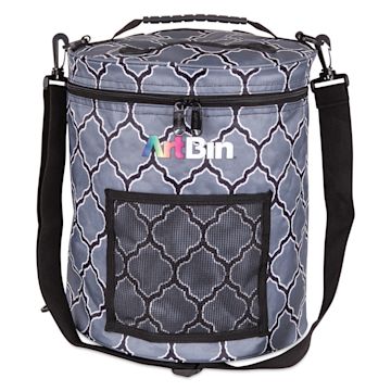 Open in modal - ArtBin Yarn Drum - Gray Print, front