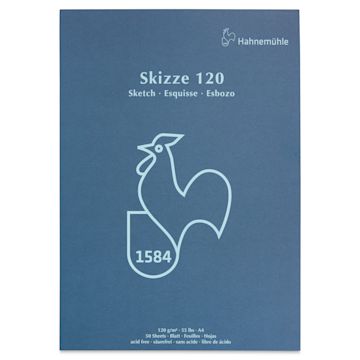 Open in modal - Hahnemühle Skizze Gluebound Sketch Pad - 8.27" x 11.69", 50 Sheets, 120 gsm, cover