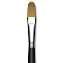 Trekell Synthetic Gold Taklon Brush - Filbert, Short Handle, Size 16