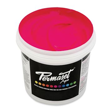Open in modal - Permaset Aqua Fabric Ink - Glow Pink, Liter