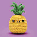 The Woobles Beginner Crochet Amigurumi Kit - Pinya the Pineapple