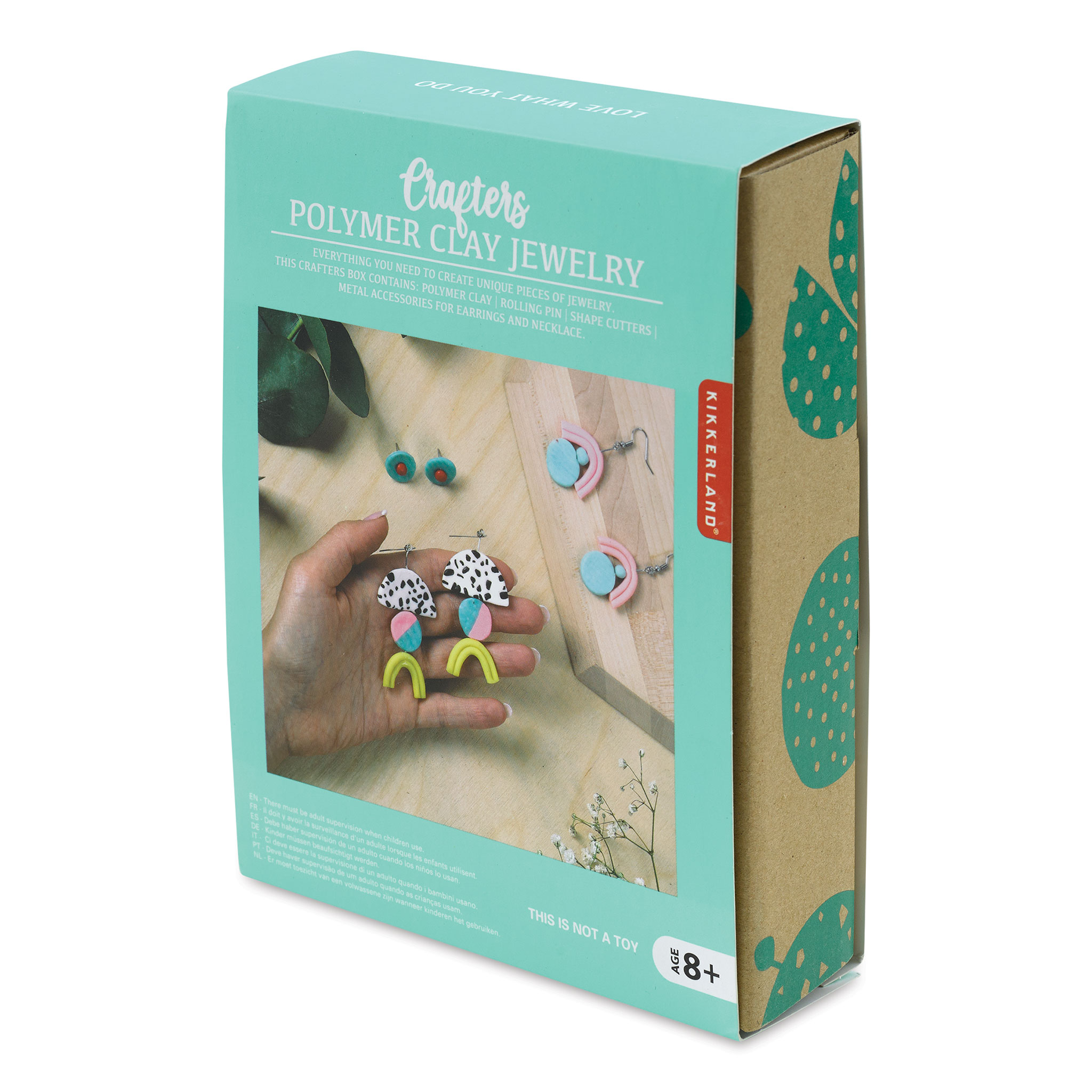 Kikkerland Crafters Polymer Clay Jewelry Kit