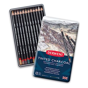 Derwent Tinted Charcoal Pencil Sets | BLICK Art Materials