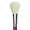 Silver Brush White Goat Silver Mop Brush - Round, Size 20, Short Handle
