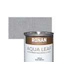 Ronan Aqua Leaf Water-Based Faux Metallic Color - Gun Metal, Quart