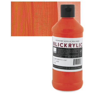 Blickrylic Student Acrylics - Fluorescent Orange, Pint