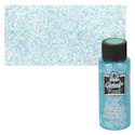 FolkArt Glitterific Fine Acrylic Paint - Aqua, 2 oz