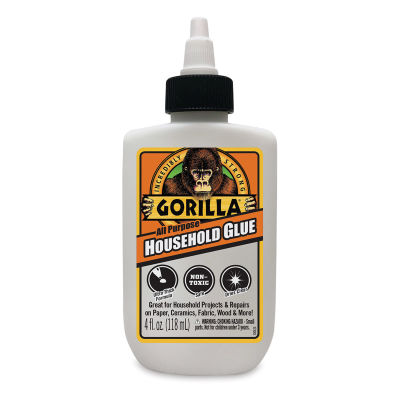 Gorilla Glue Household Glue - front of 4 oz. bottle