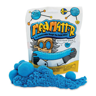 Mad Mattr Quantum Pack - Front of Blue package with modeling compound in front
