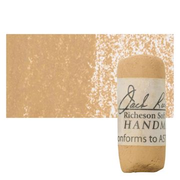 Open in modal - Richeson Soft Handrolled Pastel - Earth Brown EB2, pastel and swatch
