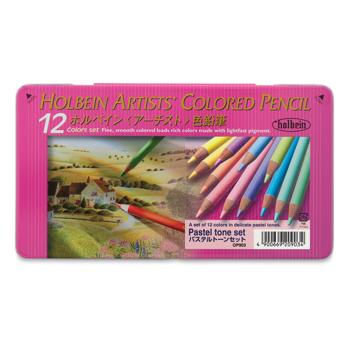 Fibracolor Baby Pastel Coloured Pencil 12set