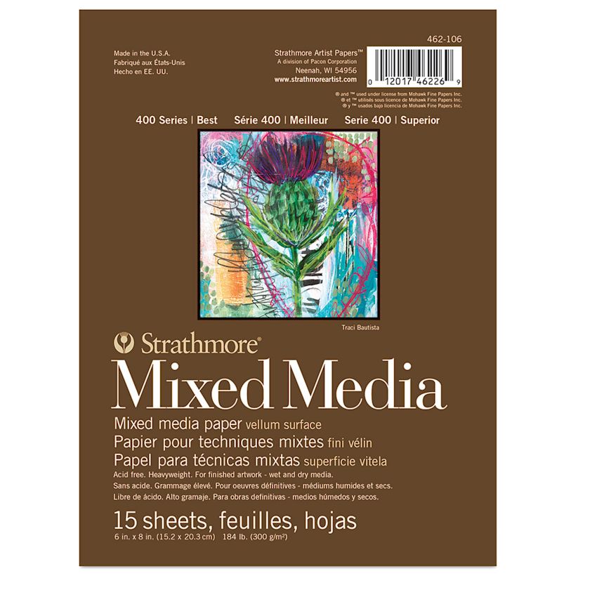 Strathmore 400 Series Mixed Media Pads | BLICK Art Materials