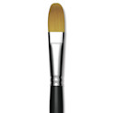 Trekell Synthetic Gold Taklon Brush - Filbert, Short Handle, Size 20