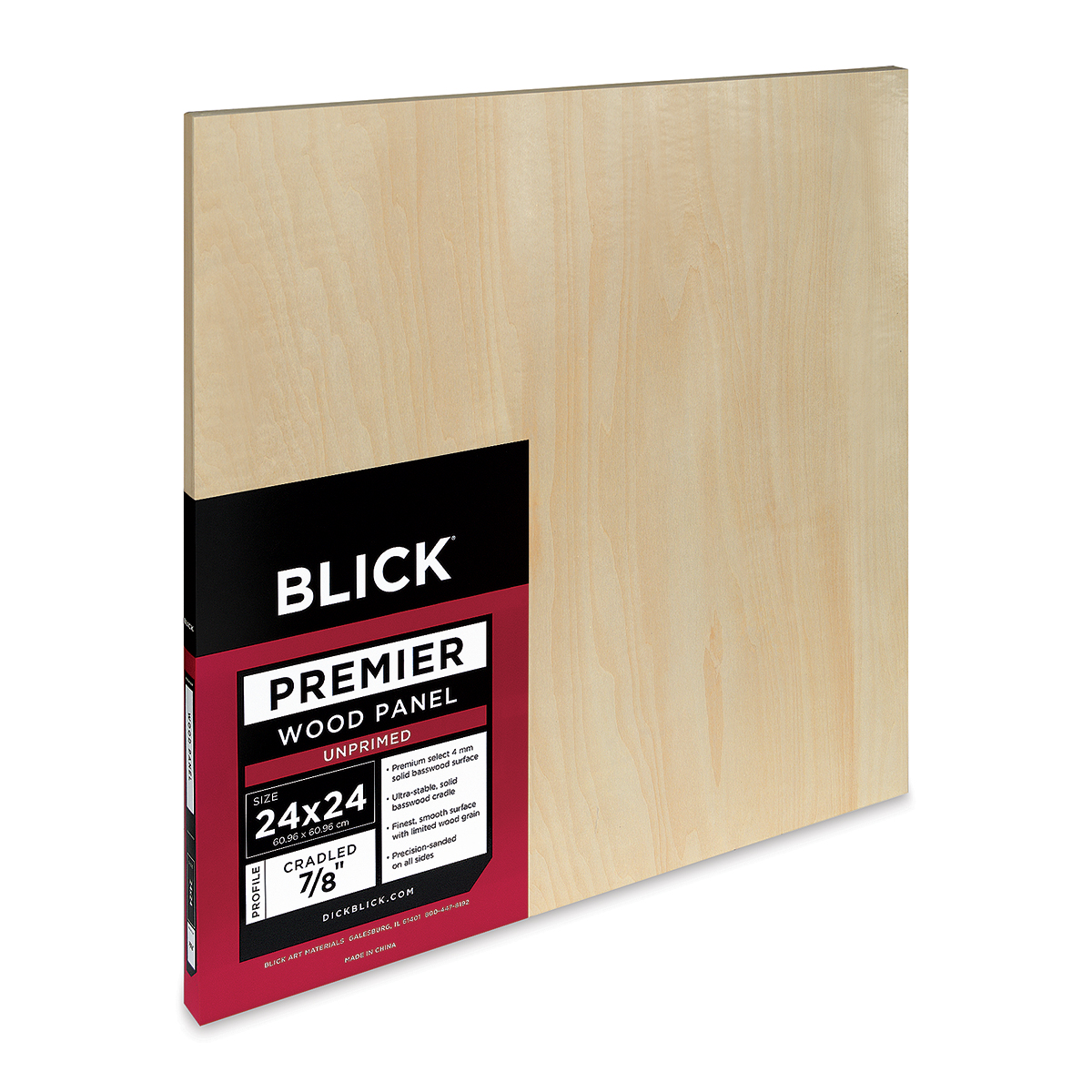 Blick Studio Cotton Canvas Panels - 8 inch x 10 inch, Pkg of 5