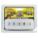 Woodland Scenics Model Scenery - Seated Scale People, Pkg of 5, 1/16