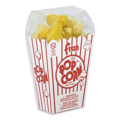 Fred Fresh Popcorn Erasers, in packaging