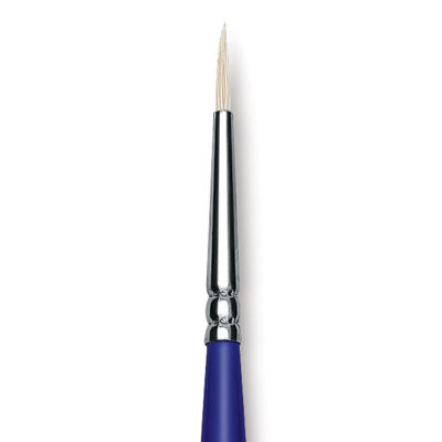 Blick Scholastic White Bristle Brush - Round, Size 1