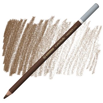 Open in modal - Stabilo CarbOthello Pastel Pencil - Burnt Umber pencil and swatch