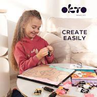 Okto Sensory Art Clay Color By Number Kits